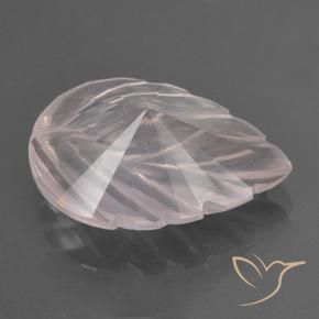 Quartzo Rosa rosa rosa Natural 2.93ct, Flor cortada, Transparente