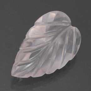 Quartzo rosa rosa natural 3,94ct, corte flor, transparente