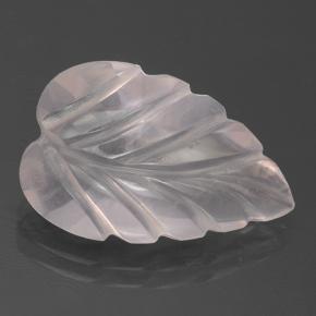 Quartzo rosa rosa natural 3,94ct, corte flor, transparente