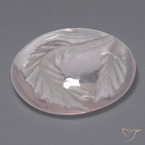 Quartzo Rosa Rosa Rosa bem claro Natural 8.30ct, Redondo, Transparente