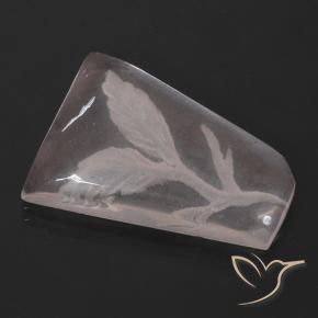 Quartzo Rosa Rosa coral claro Natural 10.27ct, Chique, Transparente