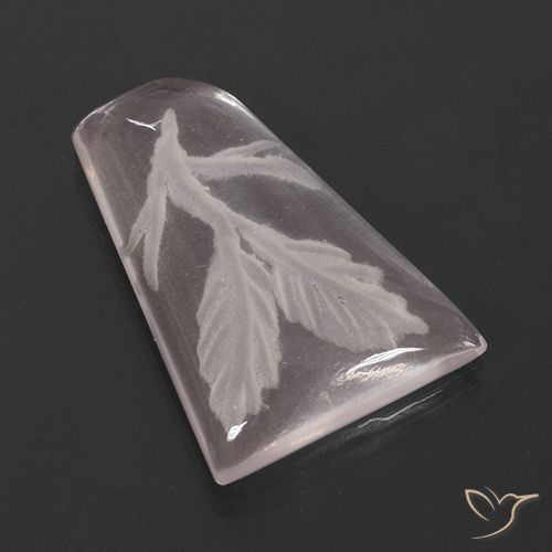 9.71ct Natural Luz rosa Quartzo Rosa, Chique, Transparente