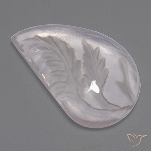 Quartzo Rosa Branco Natural 7.84ct, Chique, Transparente