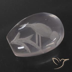 Quartzo Rosa Rosa bem claro Natural 11.18ct, Chique, Transparente
