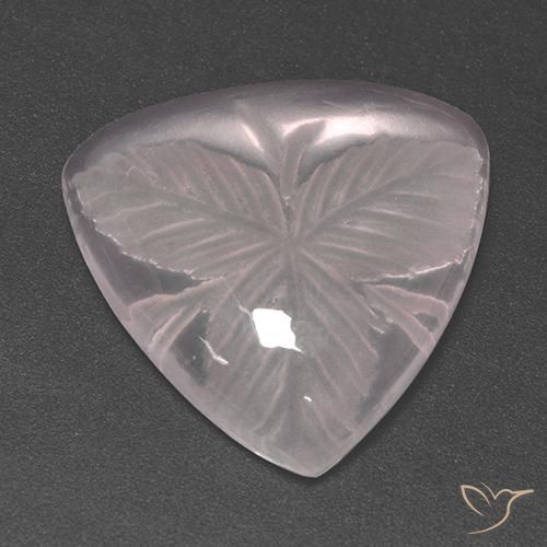 10.46ct Natural Luz rosa Quartzo Rosa, Trilhão, Transparente