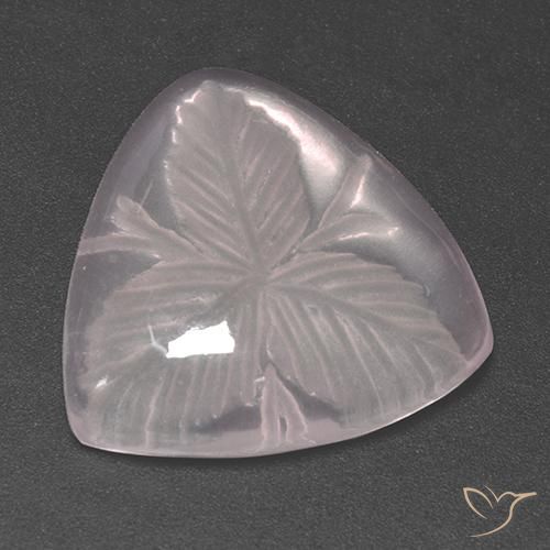 Quartzo Rosa Luz rosa Natural 10.46ct, Trilhão, Transparente