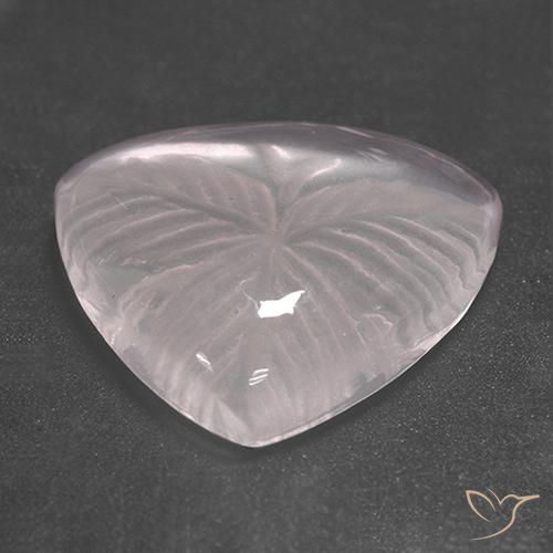 Quartzo Rosa Luz rosa Natural 10.46ct, Trilhão, Transparente