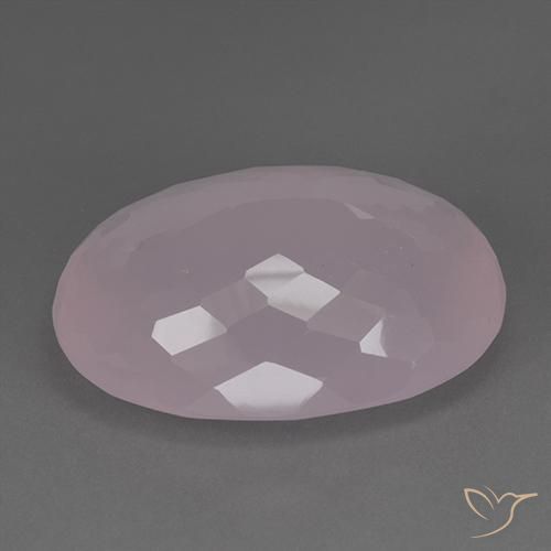 Quartzo Rosa rosa rosa Natural 80.59ct, oval, Transparente