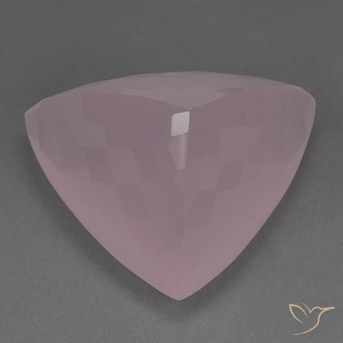 Quartzo Rosa Roxo Real Rosa Natural 87.19ct, Trilhão, Transparente