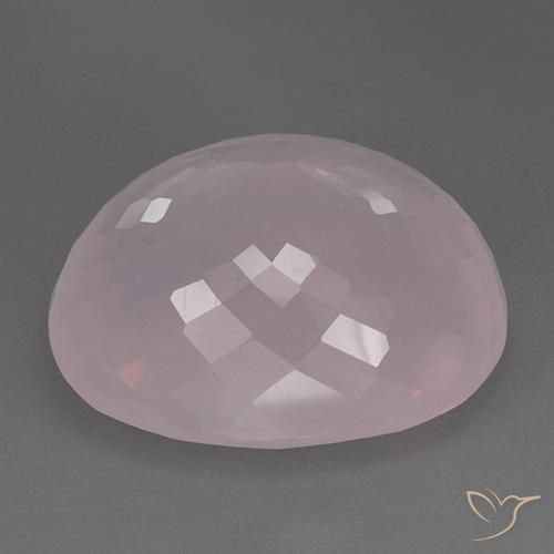 Quartzo Rosa rosa rosa médio Natural 89.42ct, oval, Transparente