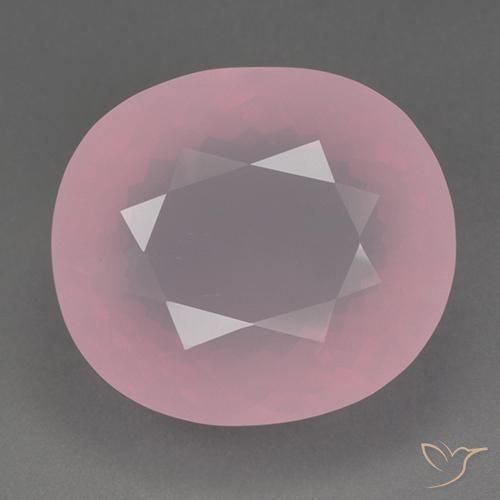 82.87ct Natural rosa rosa médio Quartzo Rosa, oval, Transparente