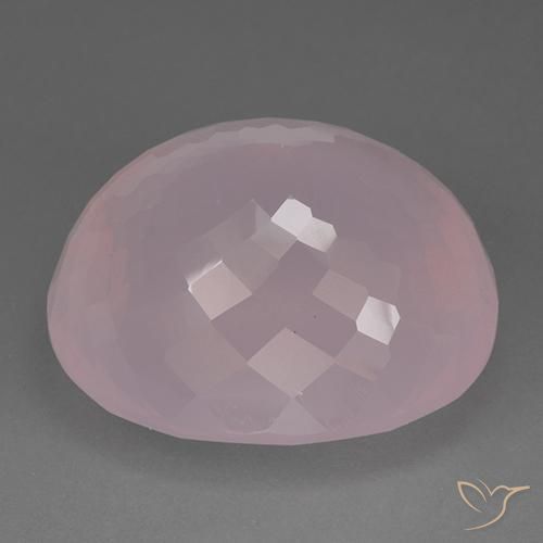 Quartzo Rosa rosa rosa médio Natural 82.87ct, oval, Transparente