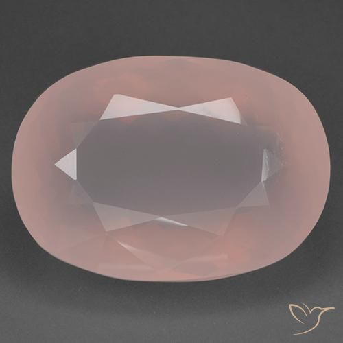 115.62ct Natural Luz rosa Quartzo Rosa, oval, Transparente