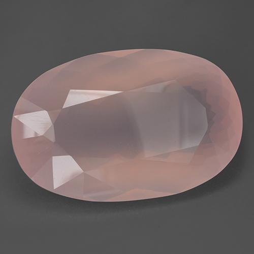 Quartzo rosa rosa natural 157,99ct, corte oval, transparente