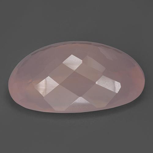 Quartzo rosa rosa natural 157,99ct, corte oval, transparente