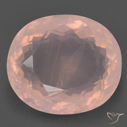 99.32ct Natural Luz rosa Quartzo Rosa, oval, Transparente