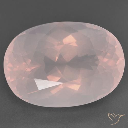 51.90ct Natural Luz rosa Quartzo Rosa, oval, Transparente