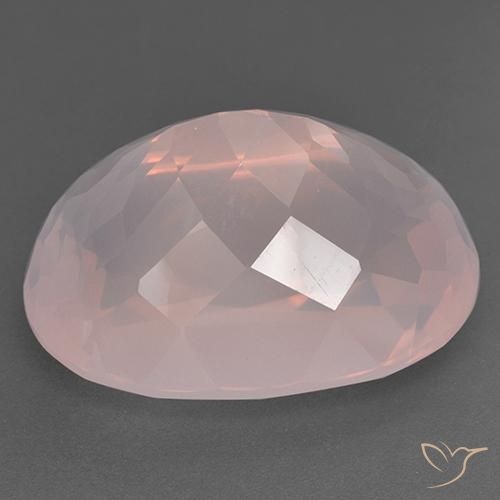 Quartzo Rosa Luz rosa Natural 51.90ct, oval, Transparente