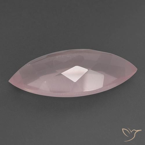 Quartzo Rosa Rosa Vivo Natural 18.58ct, Marquesa, Transparente