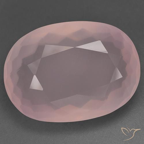 48.51ct Natural rosa médio Quartzo Rosa, oval, Transparente