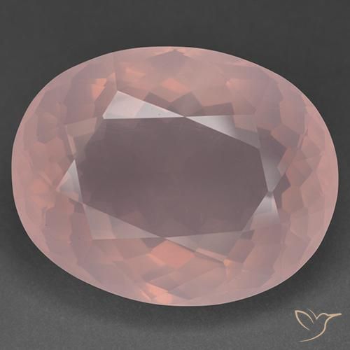 56.48ct Natural rosa rosa Quartzo Rosa, oval, Transparente