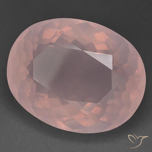 Quartzo Rosa rosa rosa Natural 56.48ct, oval, Transparente