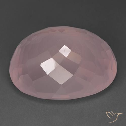 Quartzo Rosa rosa rosa Natural 56.48ct, oval, Transparente