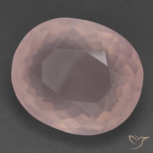 Quartzo Rosa rosa rosa Natural 33.55ct, oval, Transparente