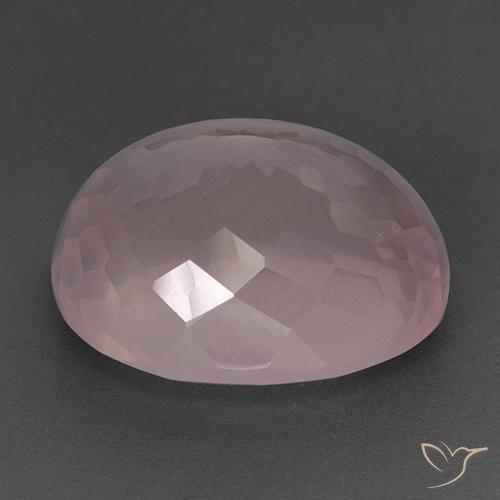 Quartzo Rosa rosa rosa Natural 33.55ct, oval, Transparente