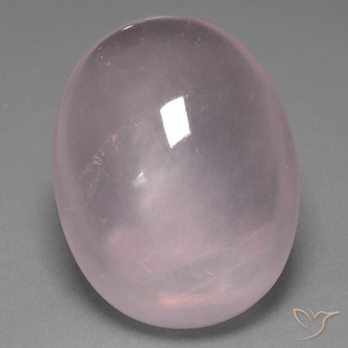39.10ct Natural Rosa Claro Rosa Quartzo Rosa, oval, Transparente