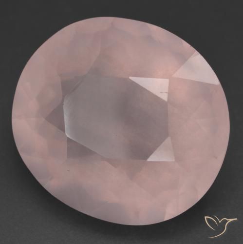 Quartzo Rosa rosa rosa Natural 26.84ct, oval, Transparente