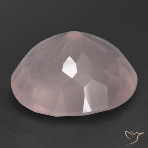 Quartzo Rosa rosa rosa Natural 26.84ct, oval, Transparente