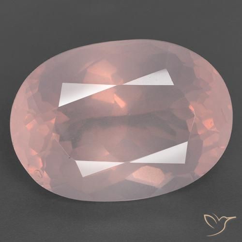 28.05ct Natural Rosa Vivo Quartzo Rosa, oval, Transparente