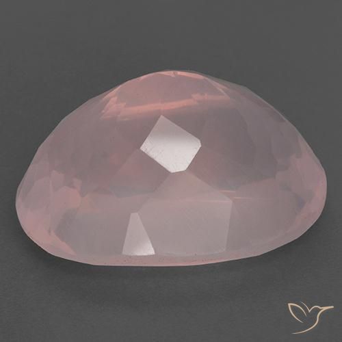 Quartzo Rosa Rosa Vivo Natural 28.05ct, oval, Transparente