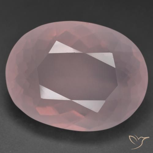 Quartzo rosa lapidação oval de 41,36 quilates, 25,9 x 19,9 mm da África do Sul, Photo A