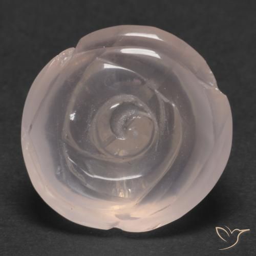 17.48ct Natural Rosa Flamingo Quartzo Rosa, Flor cortada, Translúcido