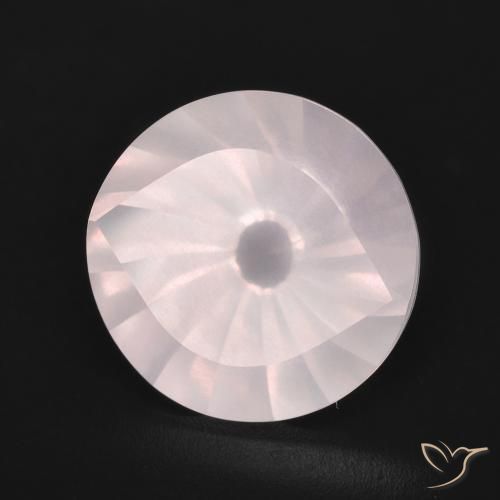 Quartzo Rosa Luz rosa Natural 5.53ct, Redondo, Transparente