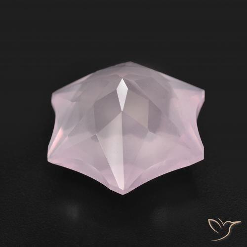 Quartzo Rosa Luz rosa Natural 9.17ct, Chique, Transparente