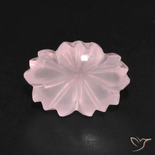 6.67ct Natural Coral Rosa Quartzo Rosa, Chique, Transparente