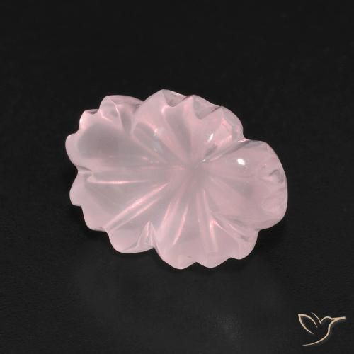 Quartzo Rosa Coral Rosa Natural 6.67ct, Chique, Transparente