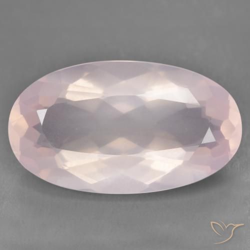 29.20ct Natural Rosa Claro Rosa Quartzo Rosa, oval, Transparente