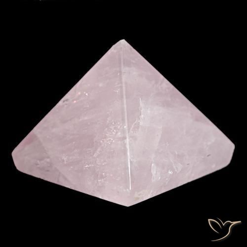 Quartzo Rosa Rosa Pêssego Claro Natural 71.96ct, Quadrado, Opaco