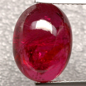 Turmalina rubelita vermelho natural 8,16ct, transparente, transparente/translúcido