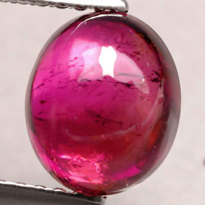 Turmalina rubelita vermelho natural 2,26ct, transparente, transparente/translúcido
