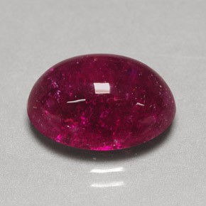 Turmalina rubelita vermelho natural 7,57ct, transparente, transparente/translúcido