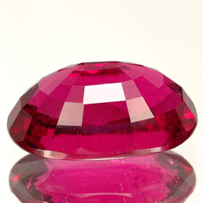 Turmalina Rubelita rosa vermelha Natural 3.61ct, Corte Oval, VS