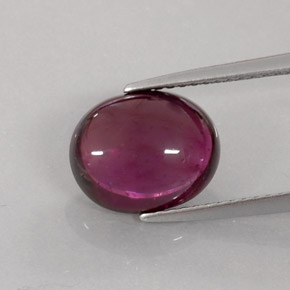 Turmalina rubelita vermelho natural 4,65ct, transparente, transparente/translúcido