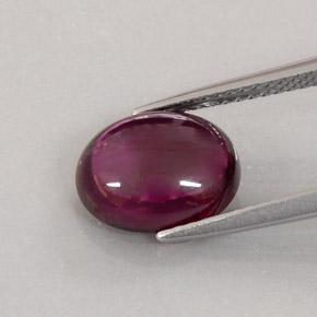 Turmalina rubelita vermelho natural 4,65ct, transparente, transparente/translúcido