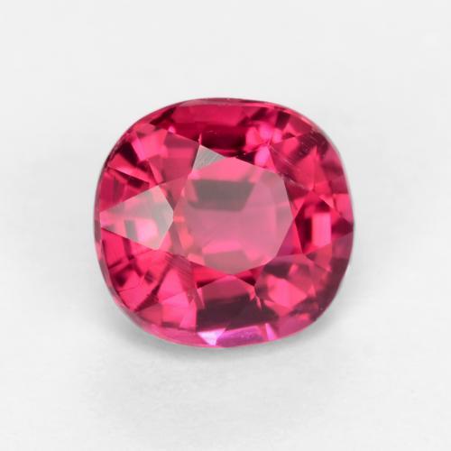 Turmalina Rubelita Rosa Avermelhado Profundo Natural 0.78ct, Corte Oval, VVS-VS