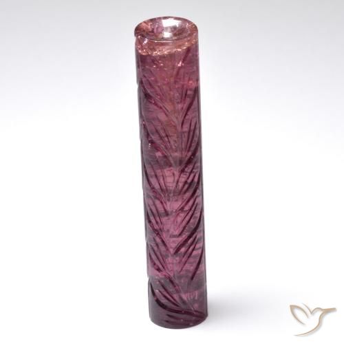 42.89ct Natural Magenta Profundo Turmalina Rubelita, Chique, Translúcido